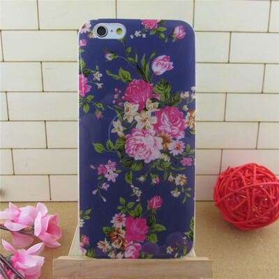 

Classic Floral Patterns TPU Phone Case for Apple iPhone 6 6S