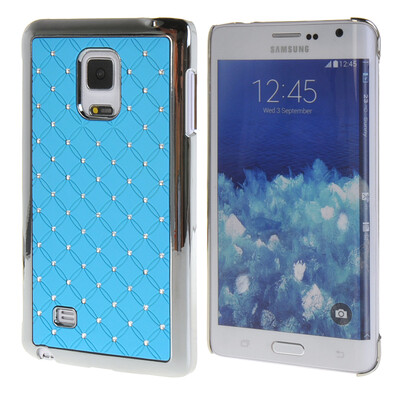 

MOONCASE Жесткий Хром горный хрусталь Bling Звезда обложка чехол для Samsung Galaxy Note Edge N9150 синий