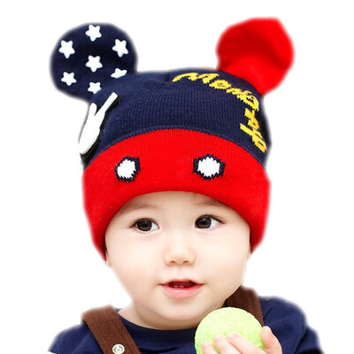 

Buebos Ninos 2015 Hot Selling Winter Warm Baby Hat Toddler Beanie Cap Soft Crochet Knit Wool Cap Christmas Party Gift