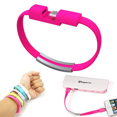 

Bracelets Cable iPhone Date USB Charger Mini Cables for iPhone 5/5S/6/6S/6 Plus/iPad Air/Air 2