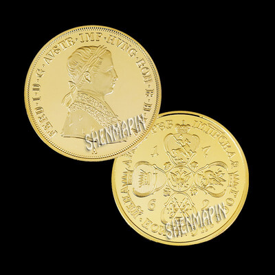 

Russian Peter the great character figure commemorative coin Lantern girl souvenirs art collection