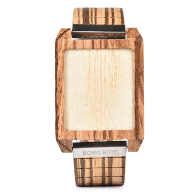 

BOBO BIRD wooden quartz pointer watch Q25
