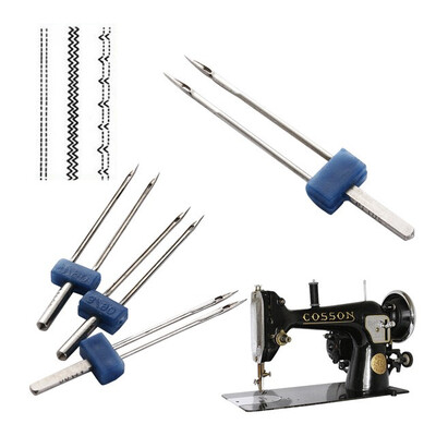 

3pcs Steel Double Twin Needles Sewing Machine Needles Pins Size 2090 3090 4090 sewing accessories