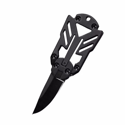 

CHACHEKA Mini Self-defense Knife New Transformers Necklace Keychain Knives Outdoor Practical Tool Home Tourism Fruit Jackknife