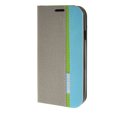 

MOONCASE ЧЕХОЛ ДЛЯ WIKO Barry Minimalist style Leather Card Wallet Flip Slot Bracket Back Cover Grey