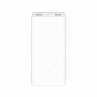 

Xiaomi Mi Power Bank 2C Portable 20000mAh QC30 External Backup Power Case For iPhone X 8 Plus