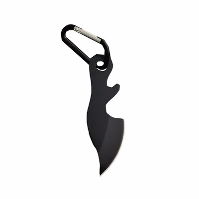 

CHACHEKA Multifunctional Outdoor EDC Tools Carabiner Keychain Straight Knife Survival Knives Camping Kitchen Supplies