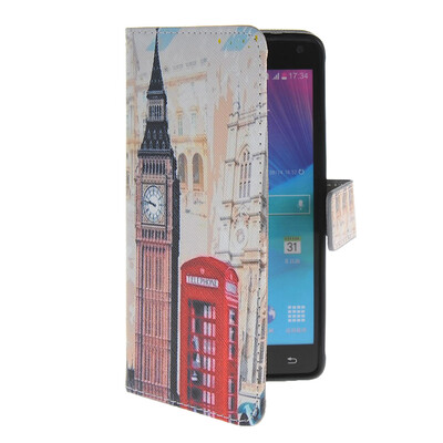 

MOONCASE Pattern Style Leather Side Flip Wallet Card Slot Pouch Stand Shell Back ЧЕХОЛ ДЛЯ Samsung Galaxy Note 4 N9100