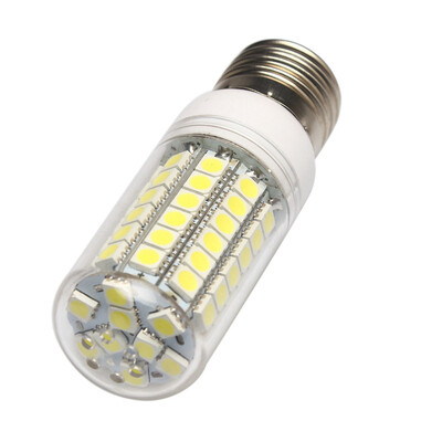 

MyMei E27 8W 69 SMD 5050 LED White Corn Lamp Bulb Transparent Cover 100-120V 670-700LM