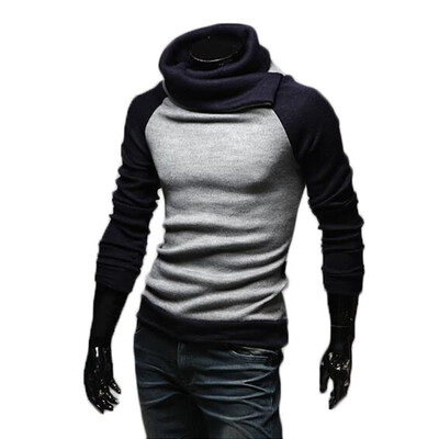 

Zogaa New Mens Sweater High Collar