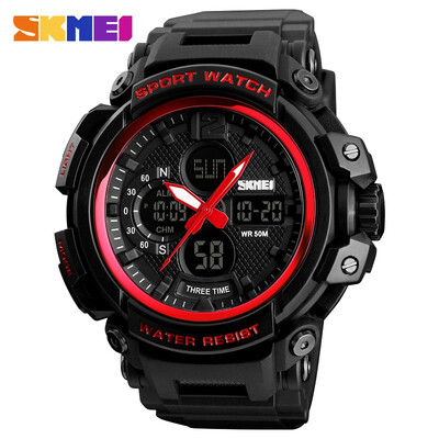 

SKMEI 50 m Waterproof Fashion Digital Watch Three Time Display 1343