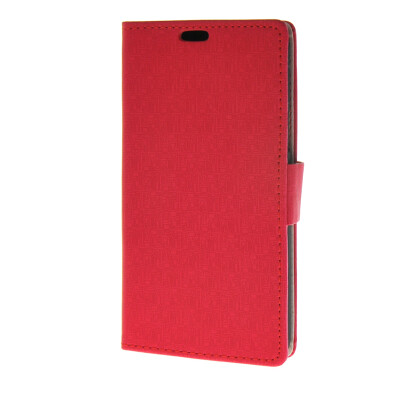 

MOONCASE Leather Side Flip Wallet Card Holder Stand Shell Pouch ЧЕХОЛ ДЛЯ Samsung Galaxy Grand Max G720NO Red