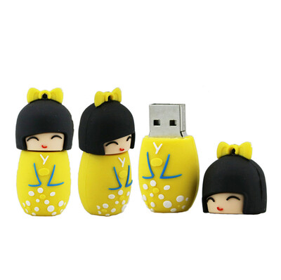 

4GB 8GB 16GB 32GB 64GB 128GB Japanese Girl Model U Disk USB Flash Memory Stick Pen Drive U Disk USB Stick Flash Disk Thumb Drive