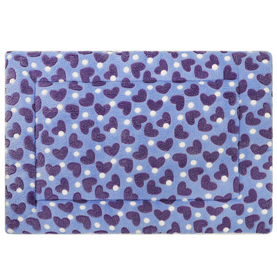 

H Lohas Pet Cotton Pad Pet Nest Dog Mat Cat Mat Mat Cover Pad Cat Dog Supplies Peach Heart Purple 70cm50cm
