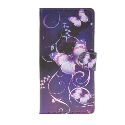 

MOONCASE Flower style Leather Side Flip Wallet Card Slot Stand Pouch Case Cover for Sony Xperia Z4