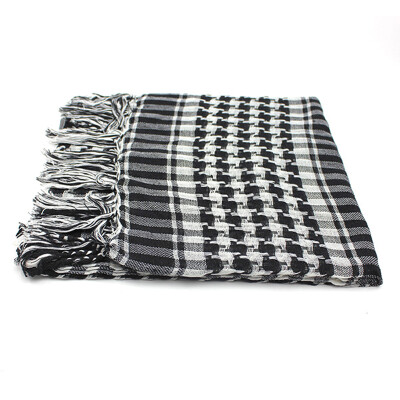 

Vanker Fashion Tartan Design Soft Cotton Keffiyeh Kafiya Head Wrap Outdoor Scarf Shawl