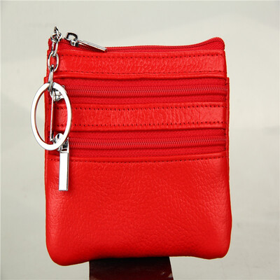 

Coin purse Korean coin coin purse top layer leather exquisite wallet