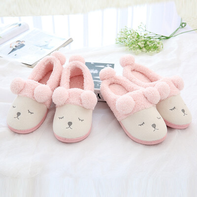 

Cute sheep anti-slip cotton indoor shoes