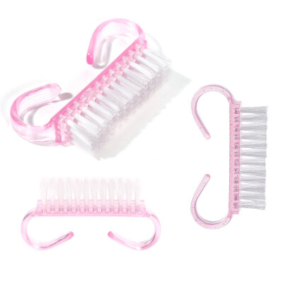 

ROSALIND 3PCSLOT Cleaning Dust Manicure Tools Nail Art Clean Brush Plastic Remove UV Gel Polish