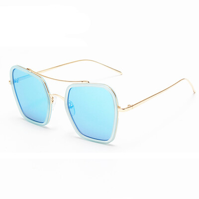 

FEIDU Vintage Square Sunglasses Women Brand Designer Retro Oversize Colorful Frame Sun Glasses Oculos De Sol Feminino