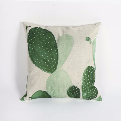 

New Pillow Simple Fashion Living Room Nap Pillow Burlap Cactus Plant Cushion Pillow Bed Backrest Report
