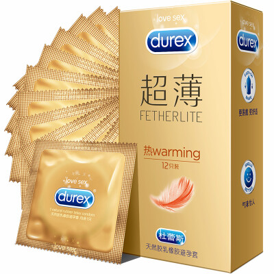 

Durex Condom Mens Condom Ultra-thin Family Planning Supplies Thermal Slim 12 Pack Adult Products Durex