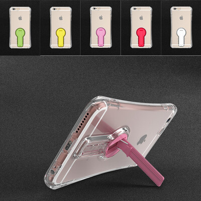 

360 Rotating Holder Multi Function Cushion Silicone Rubber Soft TPU With Strap Back Cover For Apple iPhone 6 6S Plus 4.7 5.5Inth