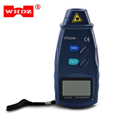 

WHDZ DT2234A Digital Tachometer Non-contact Laser Measure Meter 99999 RPM Accuracy Auto zero adjustment Easy to read