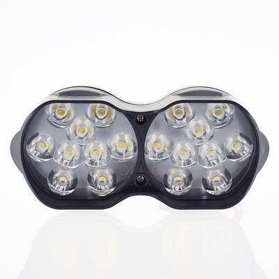 

1 pair Motorcycle LED Headlight Scooter 12V 6500K Moto Fog lamp Motorbike Spot Head Lights Lamp DRL auxiliary Spotlight Headlamp