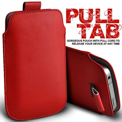 

Fashion PU Leather Pull Tab Sleeve Pouch For Meizu U10 U 10 50 inch Phone Cases Bag Universal Full Protective Pouch