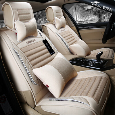 

Purple wind bell imitation linen four seasons car seat four seasons pad Fox Mazda Skoda wing Braun moving to the Cruze CRV Sagitar Magotan car seat cushion Q02 Deluxe Edition Khaki
