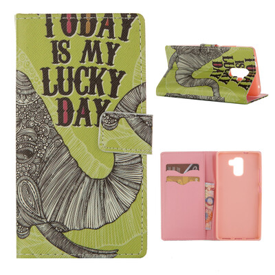 

MOONCASE ЧЕХОЛ ДЛЯ Huawei Honor 7 Flip PU Leather Fold Wallet Card Slot Kickstand Back [Pattern series] /a06