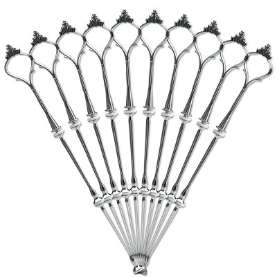 

UpperX 10 x Sets 2 or 3 Tier Cake Plate Stand Fittings Silver Plate Stands New