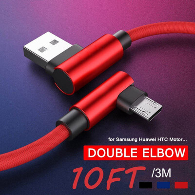 

10FT Micro USB Charging Cable for Samsung S7 S7Edge Huawei Xiaomi