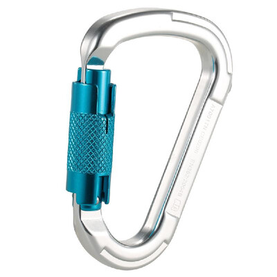 

25kN Professional Safety D Buckle Autolock Self Locking Aluminum Alloy Carabiner
