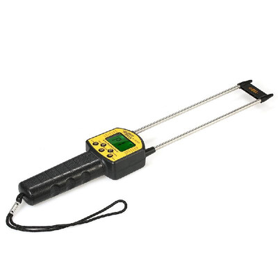 

SMART SENSOR Handheld LCD Digital Grain Moisture Meter Hygrometer with Measuring Probe for Corn Wheat Rice Bean