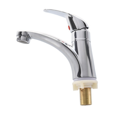 

UpperX Bathroom Single Hole High Heel Chrome Finish Basin Faucet