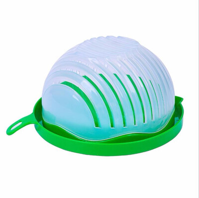 

Salad Cutter Bowl Kitchen Gadget Vegetable Chopper Washer And Cutter Quick Salad Maker Chopper Kitchen tool