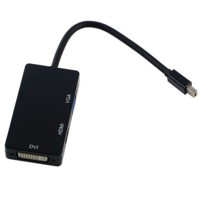 

Thunderbolt для DVI VGA HDMI HDTV адаптер 3in1 для Microsoft Surface Pro 3 2 1 Черный