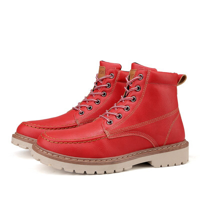 

2018 autumn new Martin boots British help tooling mens shoes tide mens boots high to help ankle boots