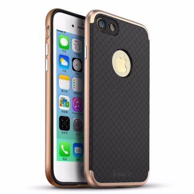 

Rugged Armor Case For iPhone 7 8 TPUPC Hybrid Ultra Thin Dotted Cover Silicone Texture For iPhone 78Plus Original Case Capa