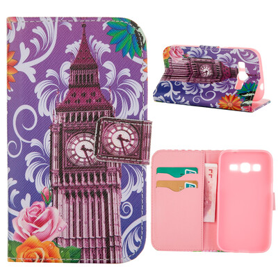 

MOONCASE ЧЕХОЛ ДЛЯ Samsung Galaxy Core Prime G360 Flip Leather Foldable Stand Feature [Pattern series] /a17