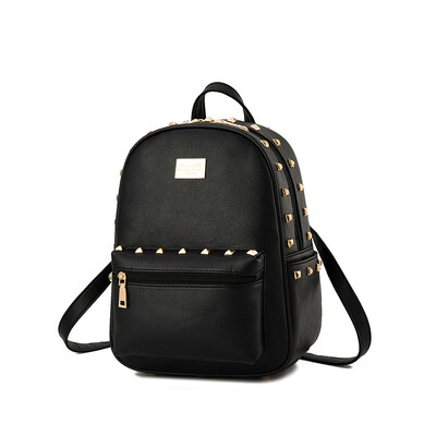 

New fashion women leather backpack casual Korean female students bag embossing solid backpack schoolbag for teenagers