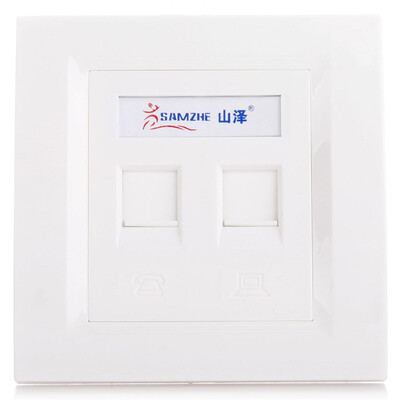 

Shanze (SAMZHE) WAN-14 thick luxury voice information four-port panel