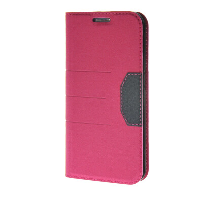 

MOONCASE Fashion Leather Side Flip Wallet Card Holder Stand Pouch ЧЕХОЛ ДЛЯ Samsung Galaxy S6 Edge Hot pink