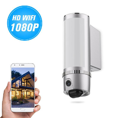 

FREECAM Wall-Light Wireless HD 1080P WiFi Camera 100 Leds Motion-Detected Floodlight Security Cam Two-Way Talk Cloud Storage with