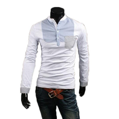 

Zogaa New Men's Polo Shirt Casual Fashion Stand Collar