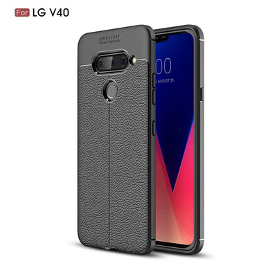 

Fecoprior Back Cover For LG V40 Case Soft TPU Silicon Fundas Coque Celulars
