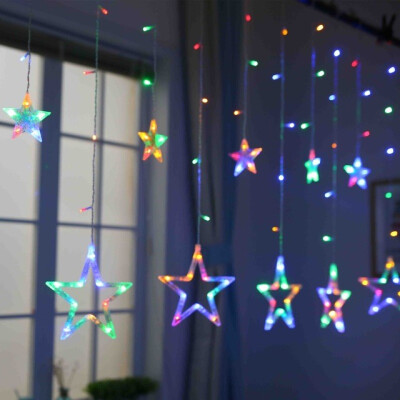 

Christmas Decorations for Home Lights Outdoor Led String Warm White Star String Light Garland Led Curtain for WeddingHomeParty