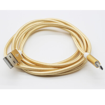 

1.5M 5FT Micro USB Cable Metal Head Braided Nylon Data Sync Charger Cord for Samsung S3 S4 Note 2 HTC LG Huawei Smart Phone